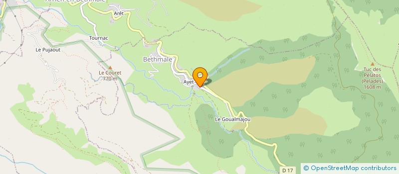 localisation de l'entreprise ASSOCIATION POUR LES ELEVES DE L'ECOLE DE CASTILLON à BETHMALE