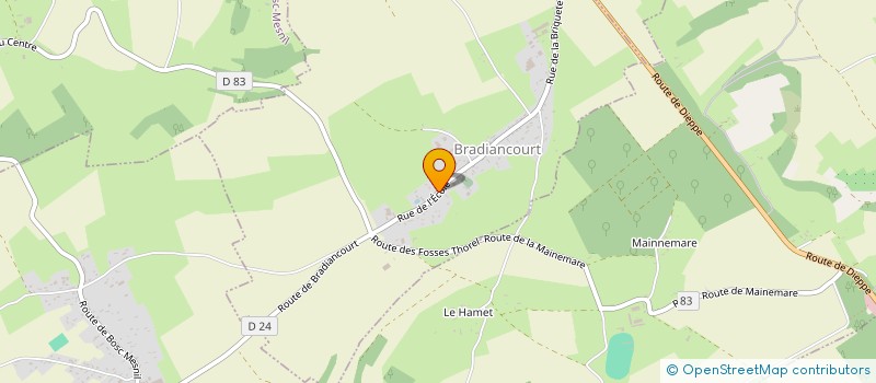 localisation de l'entreprise ASSOCIATION POUR LES ELEVES DE LA FORET D'EAWY  VENTES-SAINT-REMY