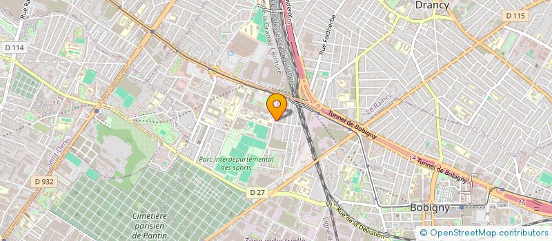 localisation de l'entreprise ASSOCIATION POUR LES ENFANTS  BOBIGNY