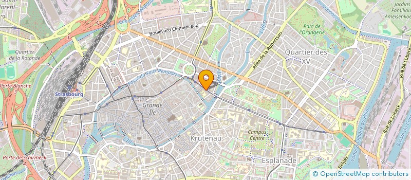 localisation de l'entreprise ASSOCIATION POUR LES JEUNES CREATEURS à STRASBOURG