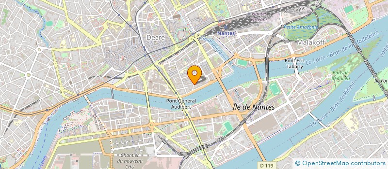 localisation de l'entreprise ASSOCIATION POUR LES JEUNES ET LINTEGRATION (AJI)  NANTES