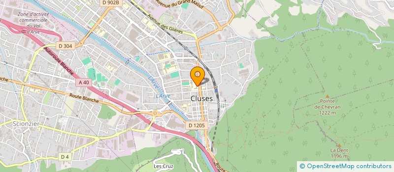 localisation de l'entreprise ASSOCIATION POUR LES LIVRES SCOLAIRES à CLUSES