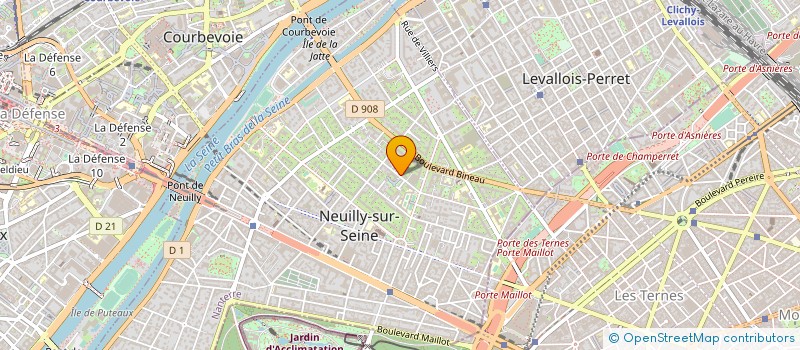 localisation de l'entreprise ASSOCIATION POUR LES LOISIRS EN LIBERTE à NEUILLY-SUR-SEINE