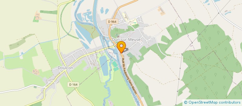 localisation de l'entreprise ASSOCIATION POUR LES LOISIRS ET L'ANIMATION DE LA MAISON DE RETRAITE DU VAL DUNOIS à DUN-SUR-MEUSE