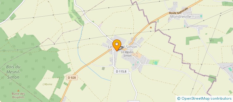 localisation de l'entreprise ASSOCIATION POUR LES LOISIRS INTERGENERATIONNELS, LA CULTURE ET LES EVENEMENTS à LE MESNIL-SIMON