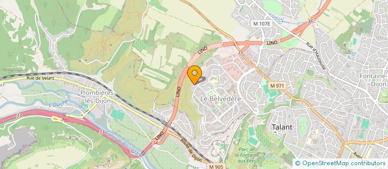 localisation de l'entreprise ASSOCIATION POUR LES MOBILITES DOUCES ET SOLAIRES  TALANT