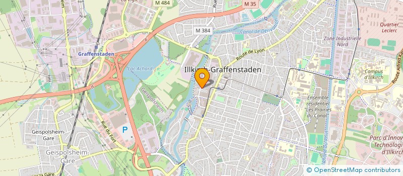 localisation de l'entreprise ASSOCIATION POUR LES PARENTS D'ELEVES LIBRES D'ILLKIRCH-GRAFFENSTADEN  ILLKIRCH-GRAFFENSTADEN