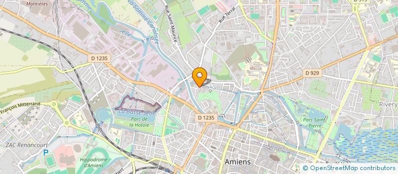 localisation de l'entreprise ASSOCIATION POUR LES PERSONNES HANDICAPES APH à AMIENS