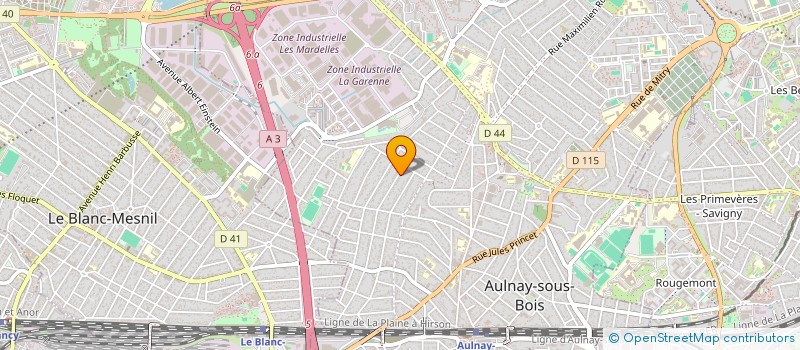 localisation de l'entreprise ASSOCIATION POUR LES PERSONNES PHYSIQUES ET MORALES à AULNAY-SOUS-BOIS