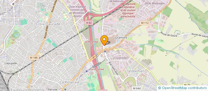 localisation de l'entreprise ASSOCIATION POUR LES SOINS OPHTALMOLOGIQUES DE BALMA à TOULOUSE