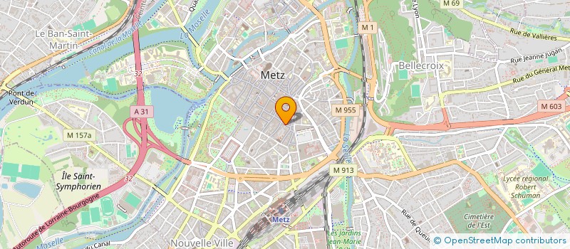 localisation de l'entreprise ASSOCIATION POUR LES YEUX D HELENE  METZ