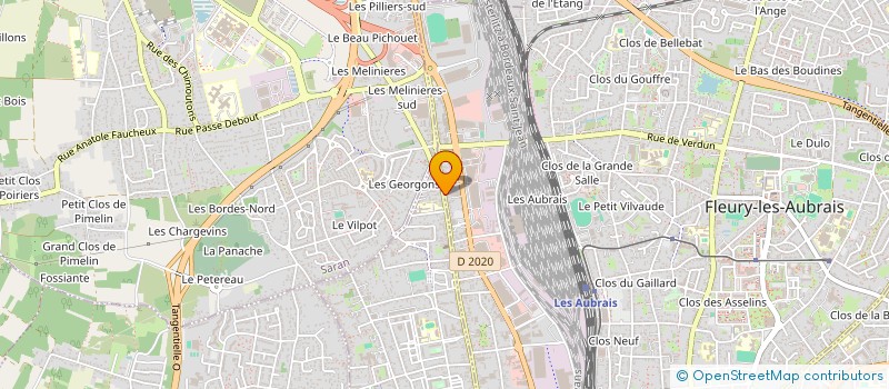 localisation de l'entreprise ASSOCIATION POUR LUTTER CONTRE LES PATHOLOGIES ET ENDEMIES EN AFRIQUE à FLEURY LES AUBRAIS