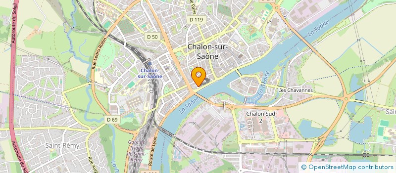 localisation de l'entreprise ASSOCIATION POUR ORGANISER LES MUSIQUES DE MAINTENANT ET LES ECOUTER  CHALON-SUR-SAONE