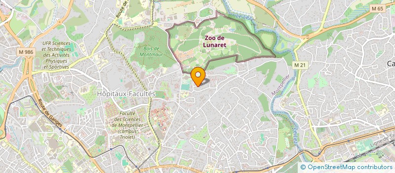 localisation de l'entreprise ASSOCIATION POUR PERSONNES EN SITUATION DE HANDICAP à MONTPELLIER