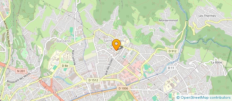 localisation de l'entreprise ASSOCIATION POUR PROMOUVOIR LES ACTIVITES DE L ECOLE RENE CASSIN APARC  SAINT-ALBAN-LEYSSE