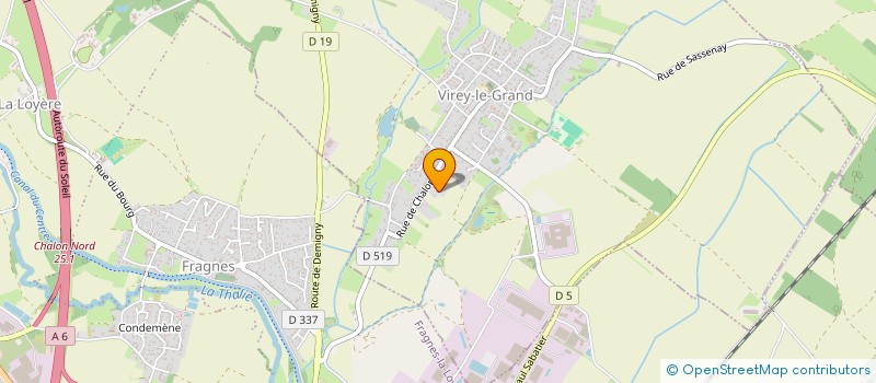 localisation de l'entreprise ASSOCIATION POUR PROMOUVOIR UNIFIER INITIATIVES SOLIDAIRES  VIREY-LE-GRAND