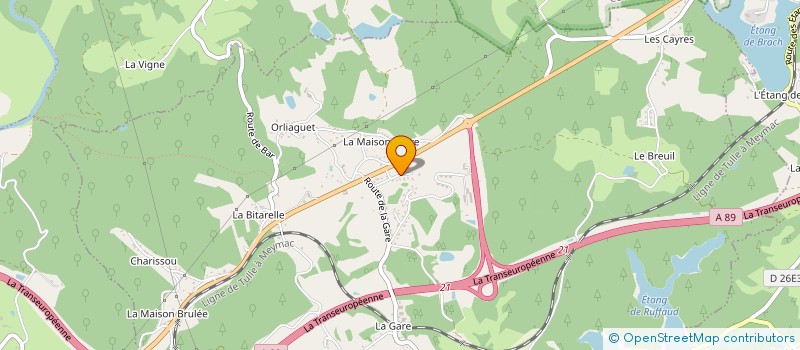 localisation de l'entreprise ASSOCIATION POUR RADIOCOMMUNICATION DE SECOURS EN CORREZE à GIMEL-LES-CASCADES