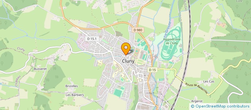 localisation de l'entreprise ASSOCIATION POUR UN ABATTAGE DE PROXIMITE à CLUNY