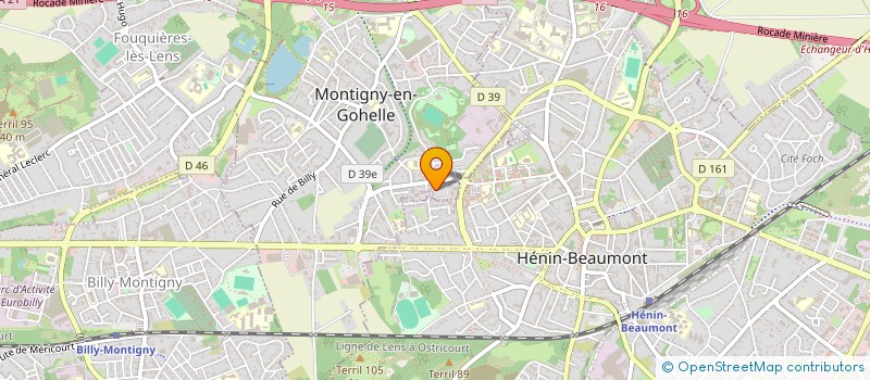 localisation de l'entreprise ASSOCIATION POUR UN DEVELOPPEMENT DURABLE ET SOLIDAIRE  MONTIGNY-EN-GOHELLE