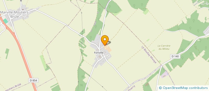 localisation de l'entreprise ASSOCIATION POUR UN MAGASIN D'AGRICULTEURS BIOLOGIQUES D'EURE ET LOIR à LE BOULLAY-MIVOYE