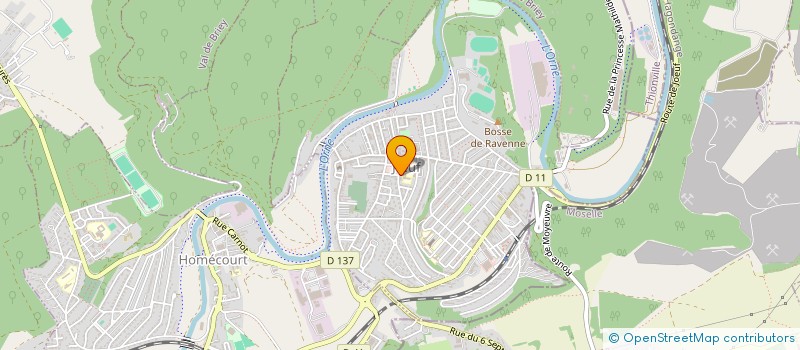 localisation de l'entreprise ASSOCIATION POUR UN MUSEE DU FOOTBALL A JOEUF  JUF