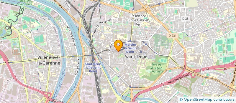 localisation de l'entreprise ASSOCIATION POUR UN MUSEE DU LOGEMENT POPULAIRE DU GRAND PARIS à SAINT-DENIS
