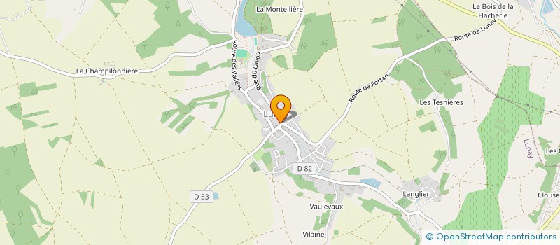 localisation de l'entreprise ASSOCIATION POUR UN VENDOMOIS DURABLE  LUNAY