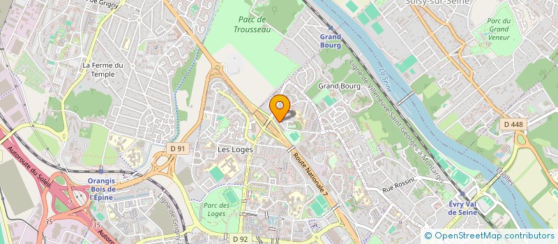 localisation de l'entreprise ASSOCIATION POUR UNE COOPERATIVE DE L'INFORMATION EN ESSONNE à EVRY-COURCOURONNES