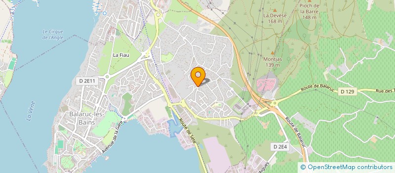 localisation de l'entreprise ASSOCIATION POUR UNE CULTURE PARTAGEE  BALARUC-LES-BAINS