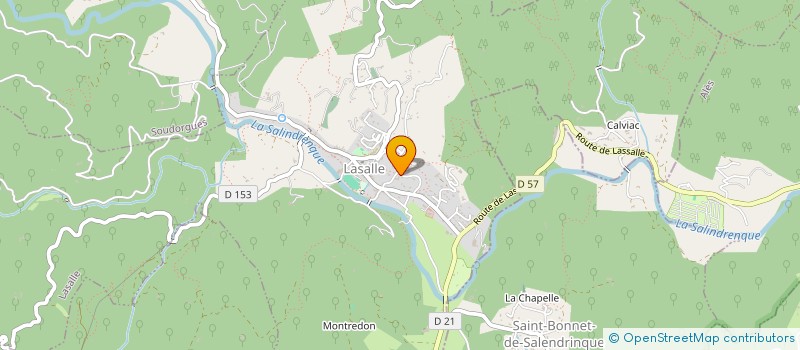 localisation de l'entreprise ASSOCIATION POUR UNE DYNAMIQUE CULTURELLE DU TERRITOIRE  LASALLE