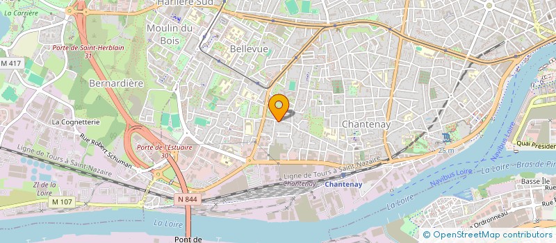 localisation de l'entreprise ASSOCIATION POUR UNE EDUCATION VIVANTE à NANTES