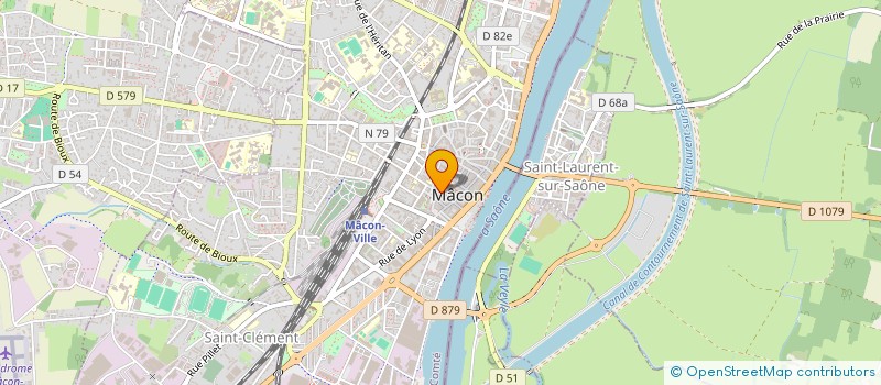 localisation de l'entreprise ASSOCIATION POUR UNE INFORMATION ALTERNATIVE, POPULAIRE, EDUCATIVE ET CITOYENNE à MACON