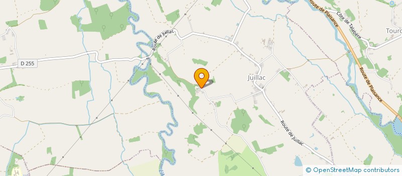 localisation de l'entreprise ASSOCIATION POUR UNE INFORMATIQUE RAISONNEE  JUILLAC