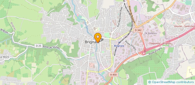 localisation de l'entreprise ASSOCIATION POUR UNE SCOLARITE AMBITIEUSE ET JOYEUSE DES ENFANTS ATYPIQUES (ASAJEA) à BRIGNAIS