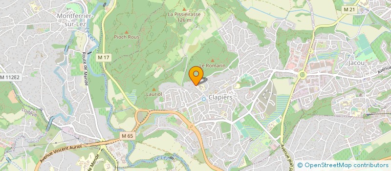 localisation de l'entreprise ASSOCIATION POUR UNE VIEILLESSE HEUREUSE à CLAPIERS