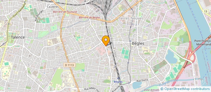 localisation de l'entreprise ASSOCIATION POURQUOI PAS MUSIC à BEGLES