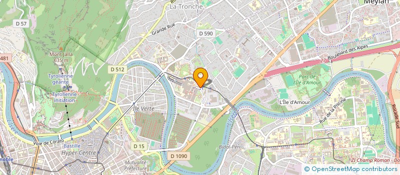 localisation de l'entreprise ASSOCIATION PR LA RECHERCHE SUR L ASTHME à LA TRONCHE