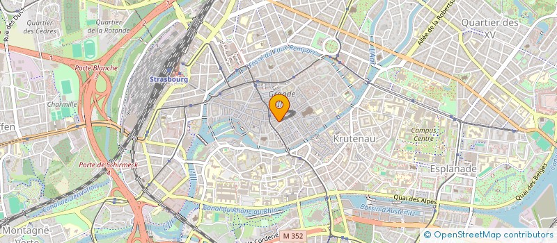 localisation de l'entreprise ASSOCIATION PRADIPIKA ALSACE à STRASBOURG