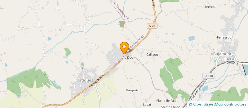 localisation de l'entreprise ASSOCIATION PRAEVENTIO47  FOULAYRONNES