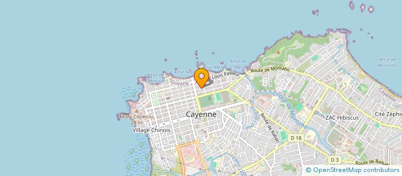 localisation de l'entreprise ASSOCIATION PRAN DIVAN  CAYENNE