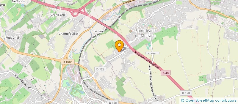 localisation de l'entreprise ASSOCIATION PRATICIENS HOSPITAL UNIVERS  SAINT-JEAN-DE-MOIRANS