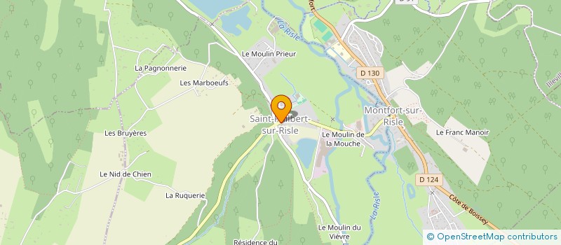 localisation de l'entreprise ASSOCIATION PRE'LUDE  SAINT-PHILBERT-SUR-RISLE