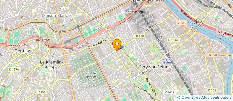 localisation de l'entreprise ASSOCIATION PREAH MEATA TRAY PHOP  IVRY-SUR-SEINE