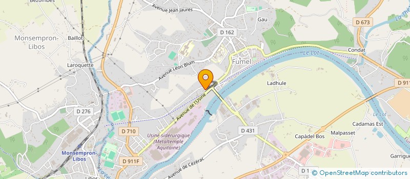 localisation de l'entreprise ASSOCIATION PREAVENIR à FUMEL