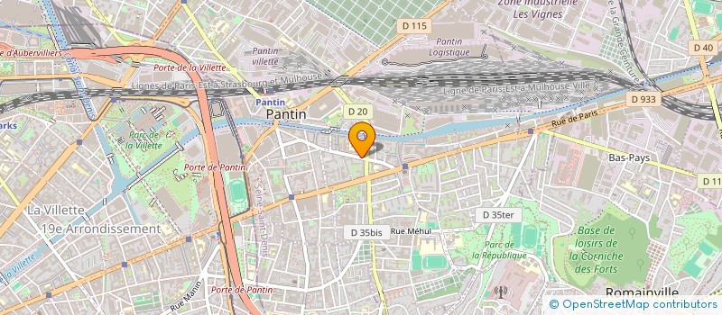 localisation de l'entreprise ASSOCIATION PREFIGURATION ACCORDERIE PANTIN ( A.P.A.PANTIN ) à PANTIN