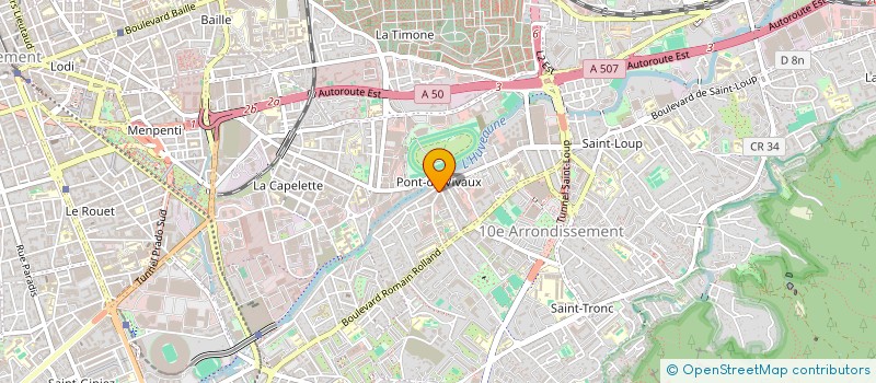 localisation de l'entreprise ASSOCIATION PREGED  MARSEILLE