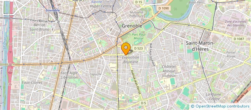localisation de l'entreprise ASSOCIATION PRELUDES  GRENOBLE