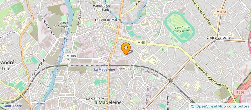 localisation de l'entreprise ASSOCIATION PRENDS PAS L EAU à MARCQ-EN-BARŒUL