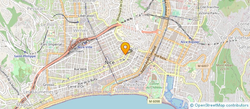 localisation de l'entreprise ASSOCIATION PRESENCE à NICE