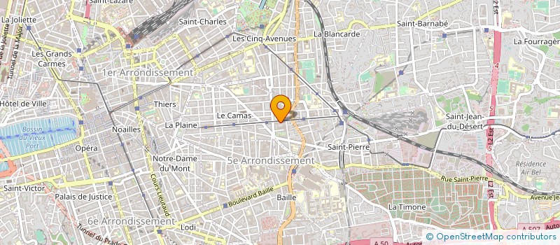 localisation de l'entreprise ASSOCIATION PRESENCE à MARSEILLE